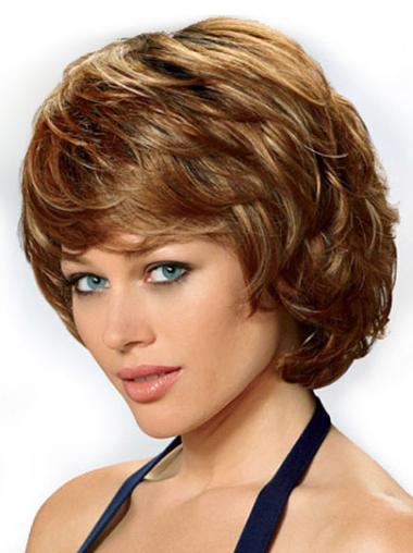 Wonderful Wavy Lace Front Synthetic Wigs