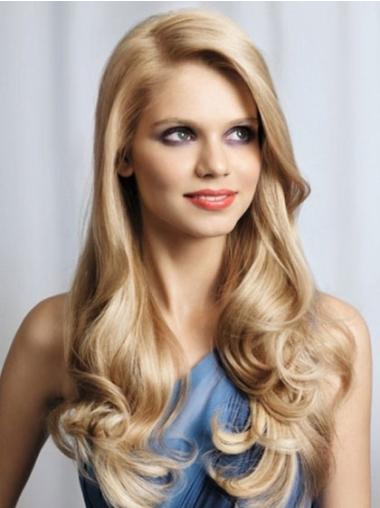 Blonde Wavy Synthetic Lace Front Wigs